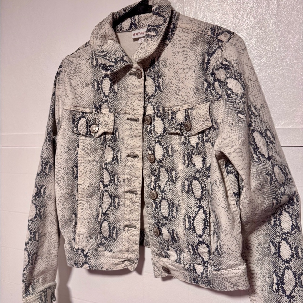 Shyanne Snakeskin Print Jacket